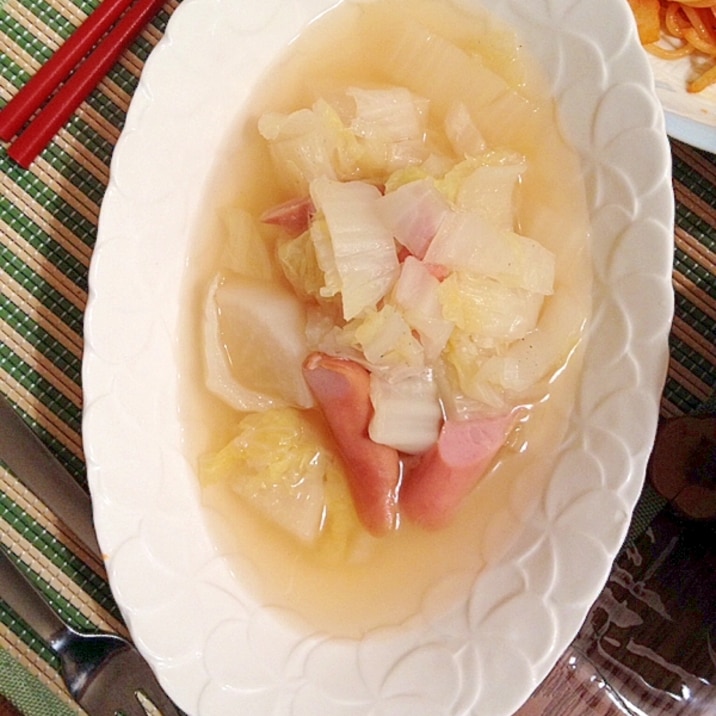 冬野菜でポトフ!白菜と大根の簡単ポトフ